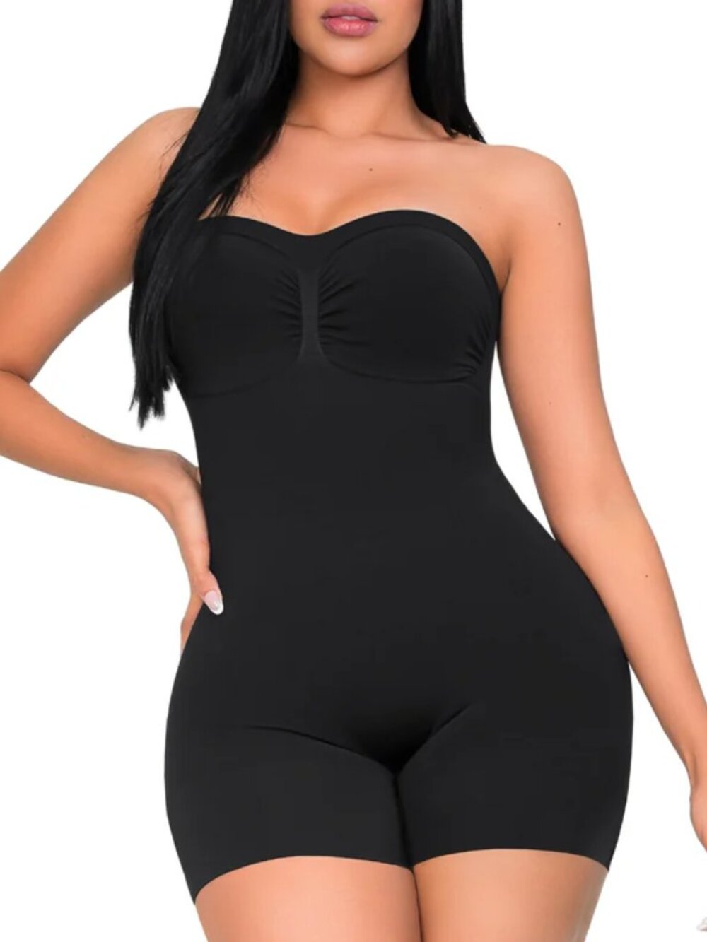STRAPLESS JUMPSUIT FAJA COLOMBIAN SEAMFREE - BODY SMI7168 Stagmi Best Shapewear